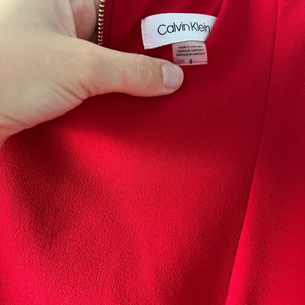 Calvin Klein Vibrant Red Garment